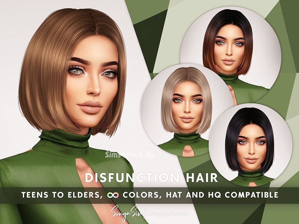 Прическа для женщин, девочек и малышек "DISFUNCTION HAIR"