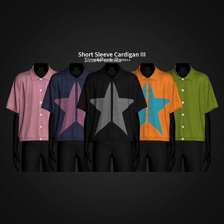 Мужской кардиган "Short Sleeve Cardigan III"