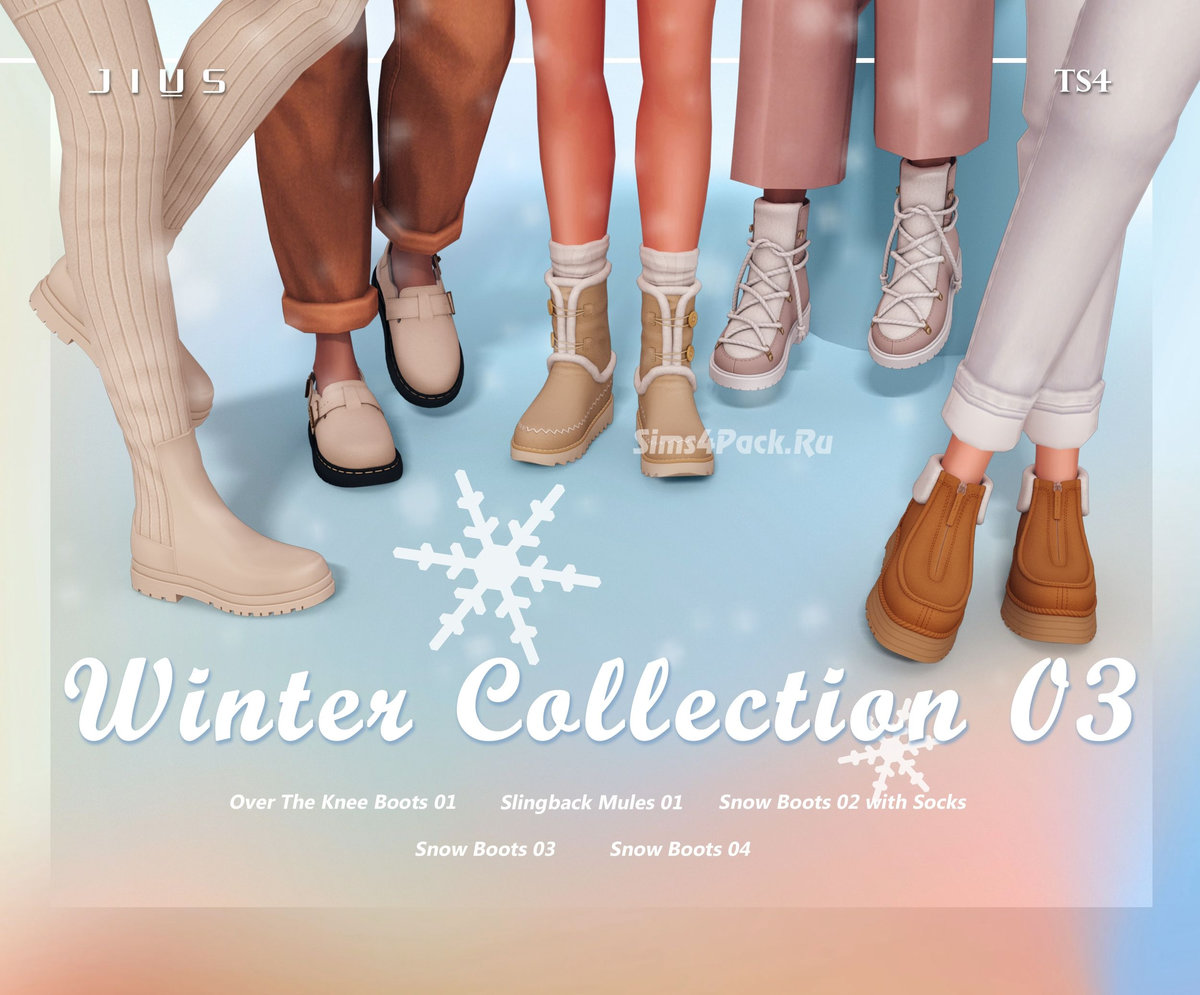 Коллекция женской обуви "Winter Collection 03"