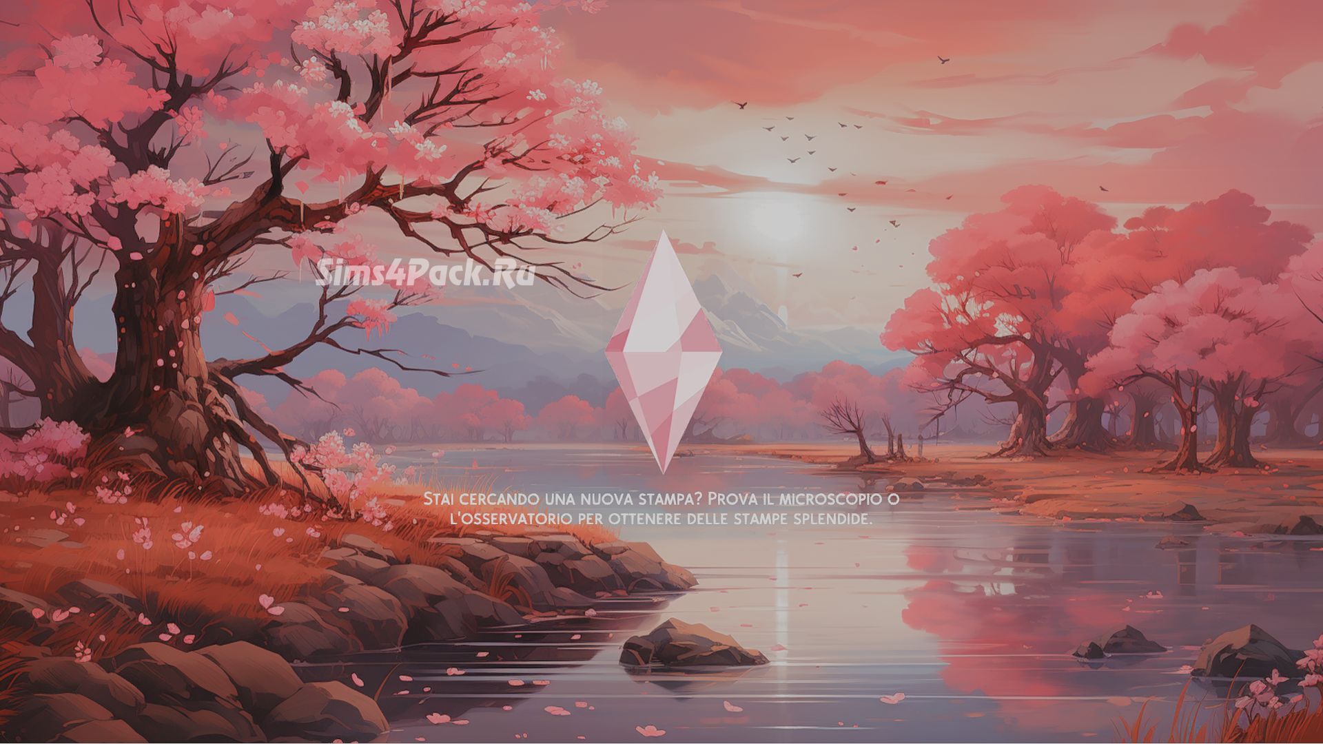 Фон для экрана загрузки "Cherry Blossom Loading Screen"