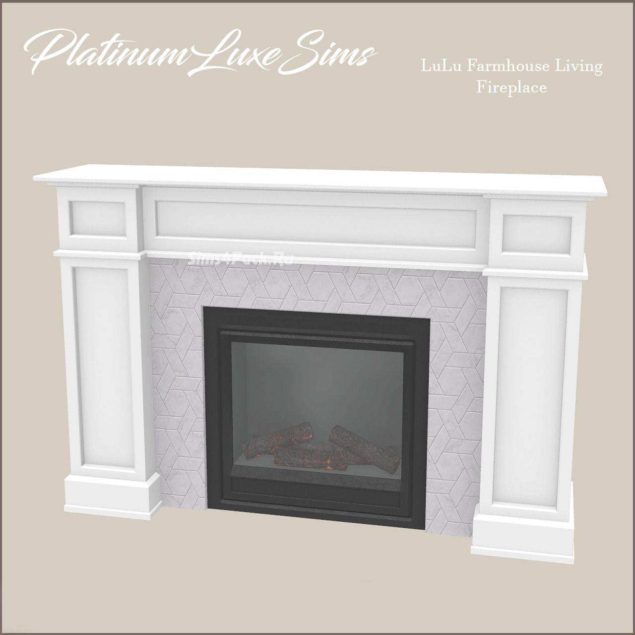 Камин "LuLu Farmhouse Living Fireplace"