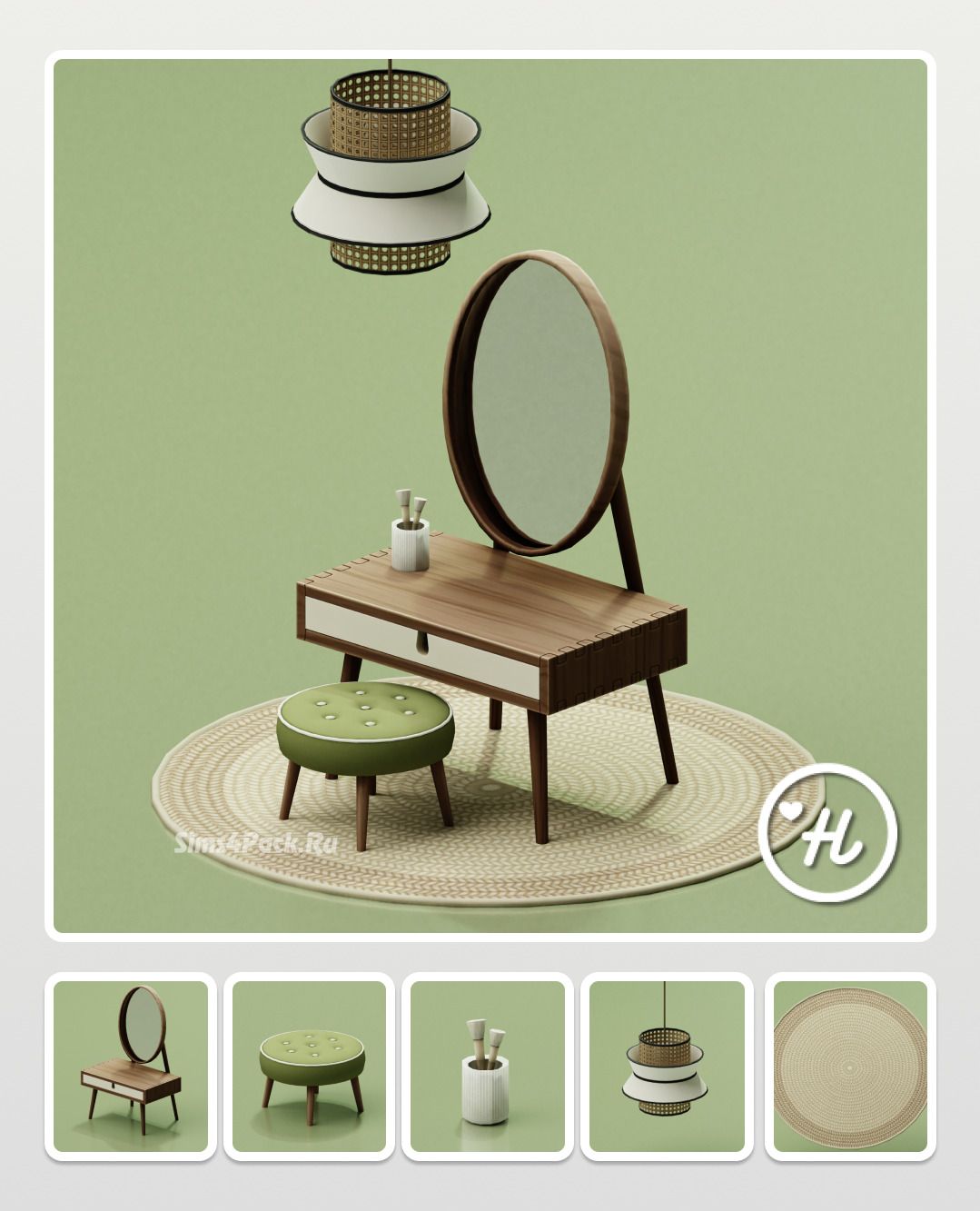 Сет для туалетного уголка "OLIVIA SET"