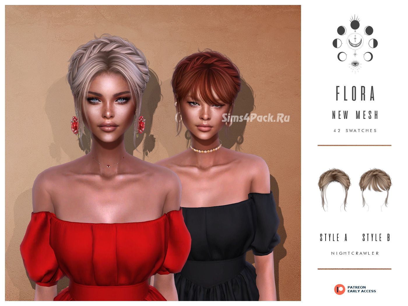 Женская прическа "FLORA HAIR"