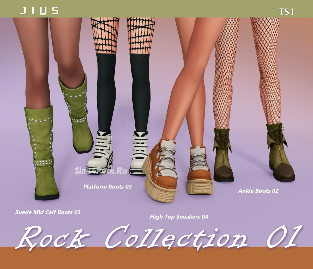 Коллекция женской обуви "Rock Collection 01"