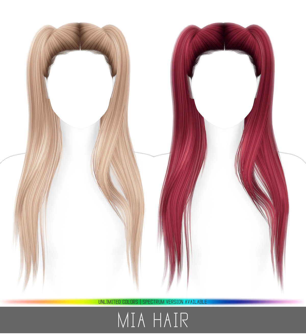 Прическа для женщин, девочек и малышек "MIA HAIR"