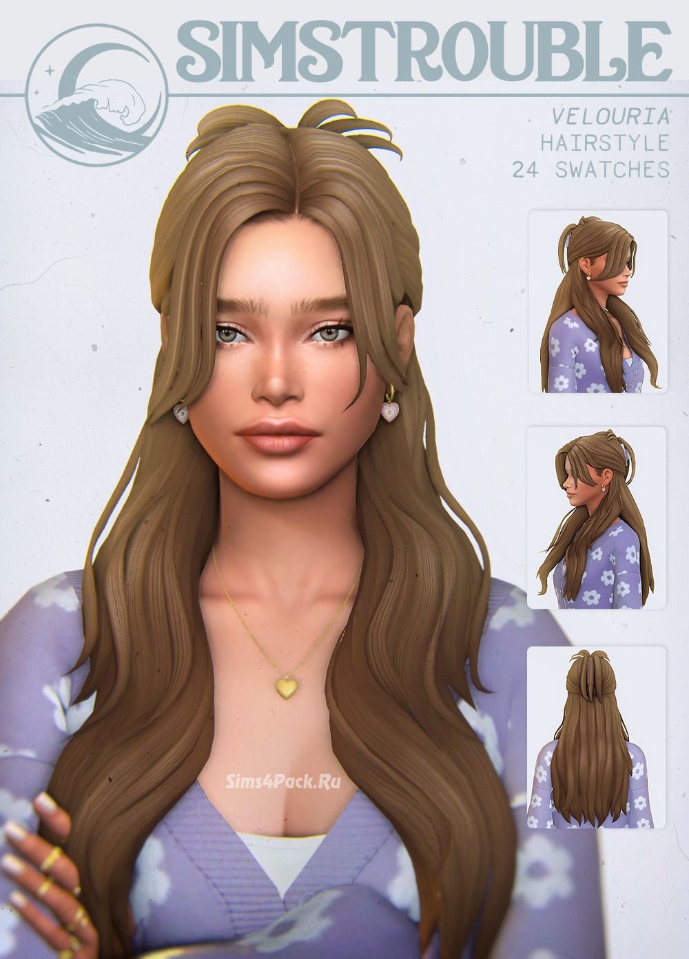 Женская прическа "Velouria Hairstyle"