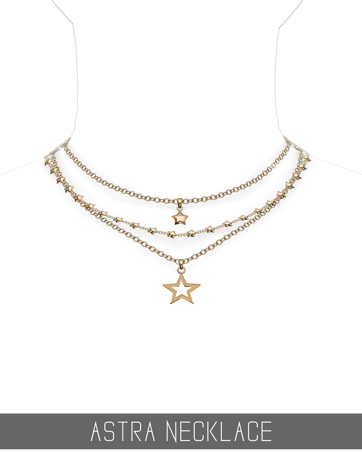 Комплект цепочек "ASTRA NECKLACE"