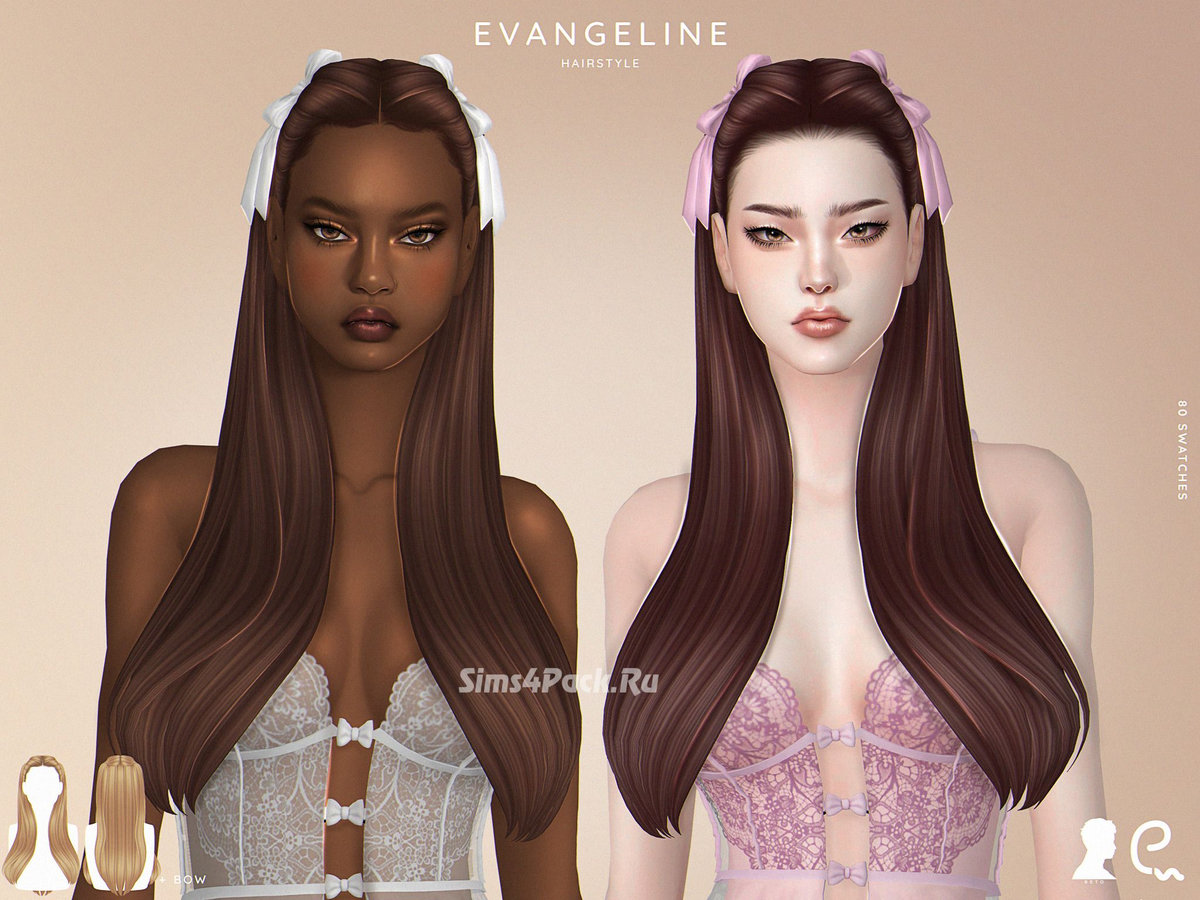 Женская прическа "Evangeline"