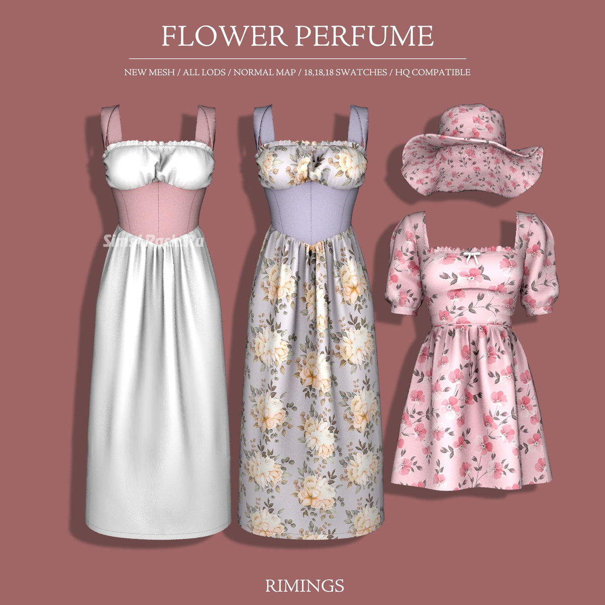 Мини-сет для симочек "FLOWER PERFUME"