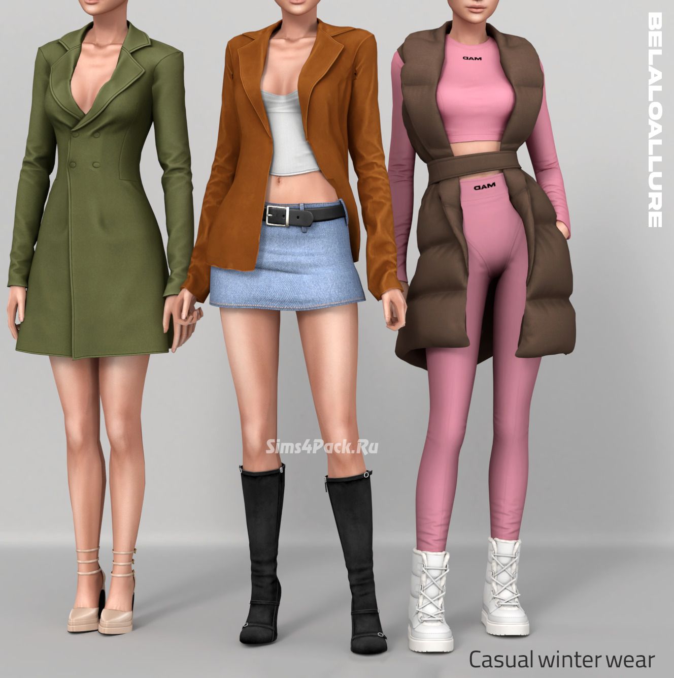 Коллекция женской одежды "Casual winter wear cc collection"