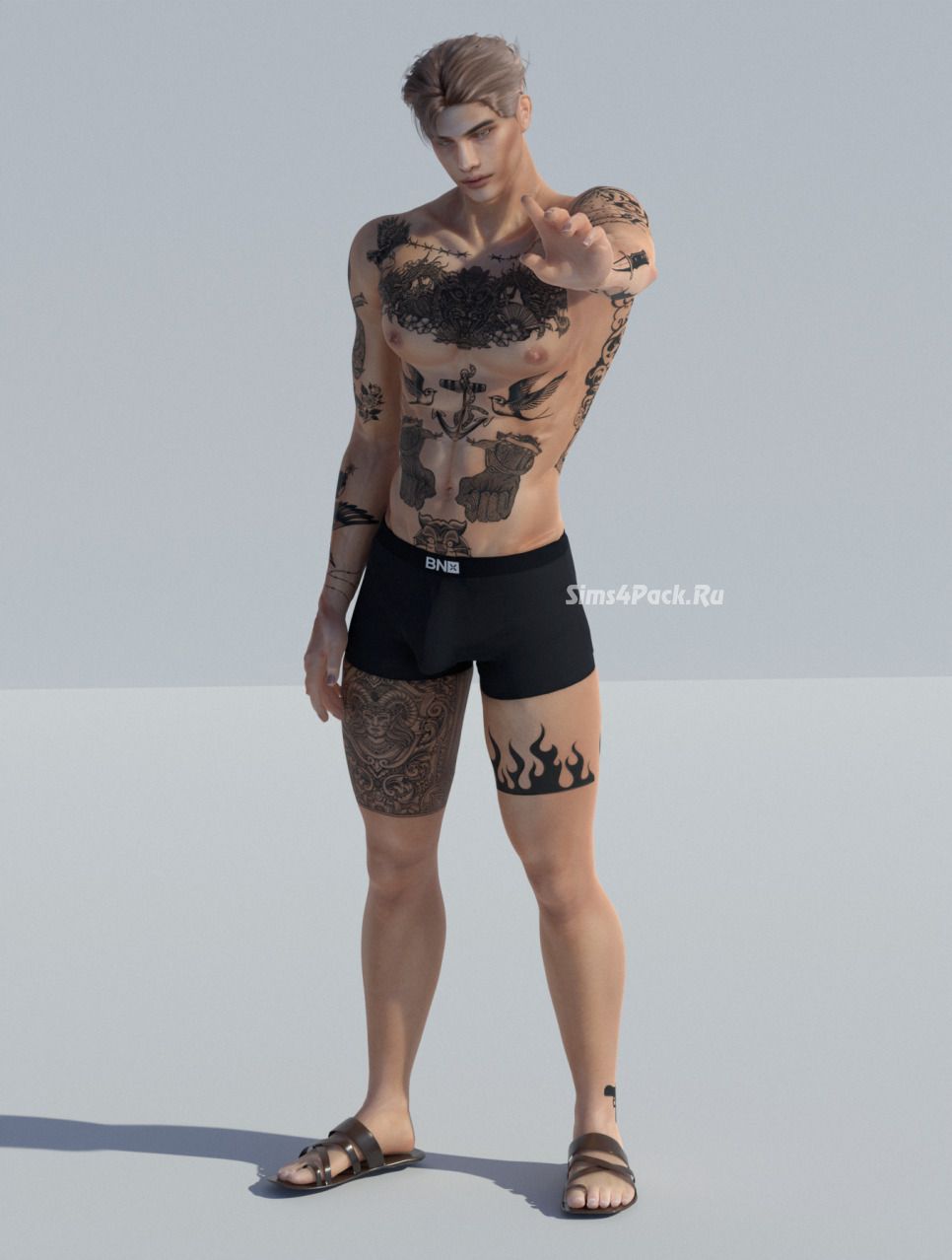 Комплект тату "Back 9 GERALD TATTOOS"