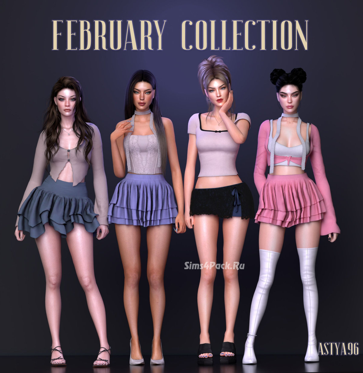 Коллекция женской одежды "February Collection 2024"