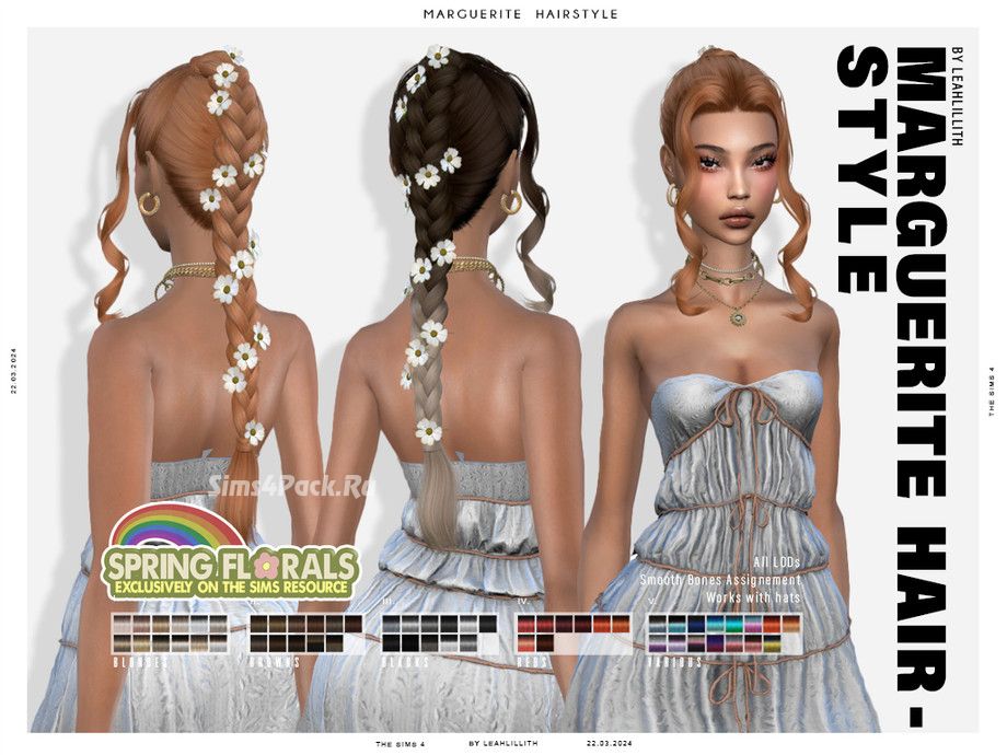 Женская прическа "Marguerite Hairstyle"