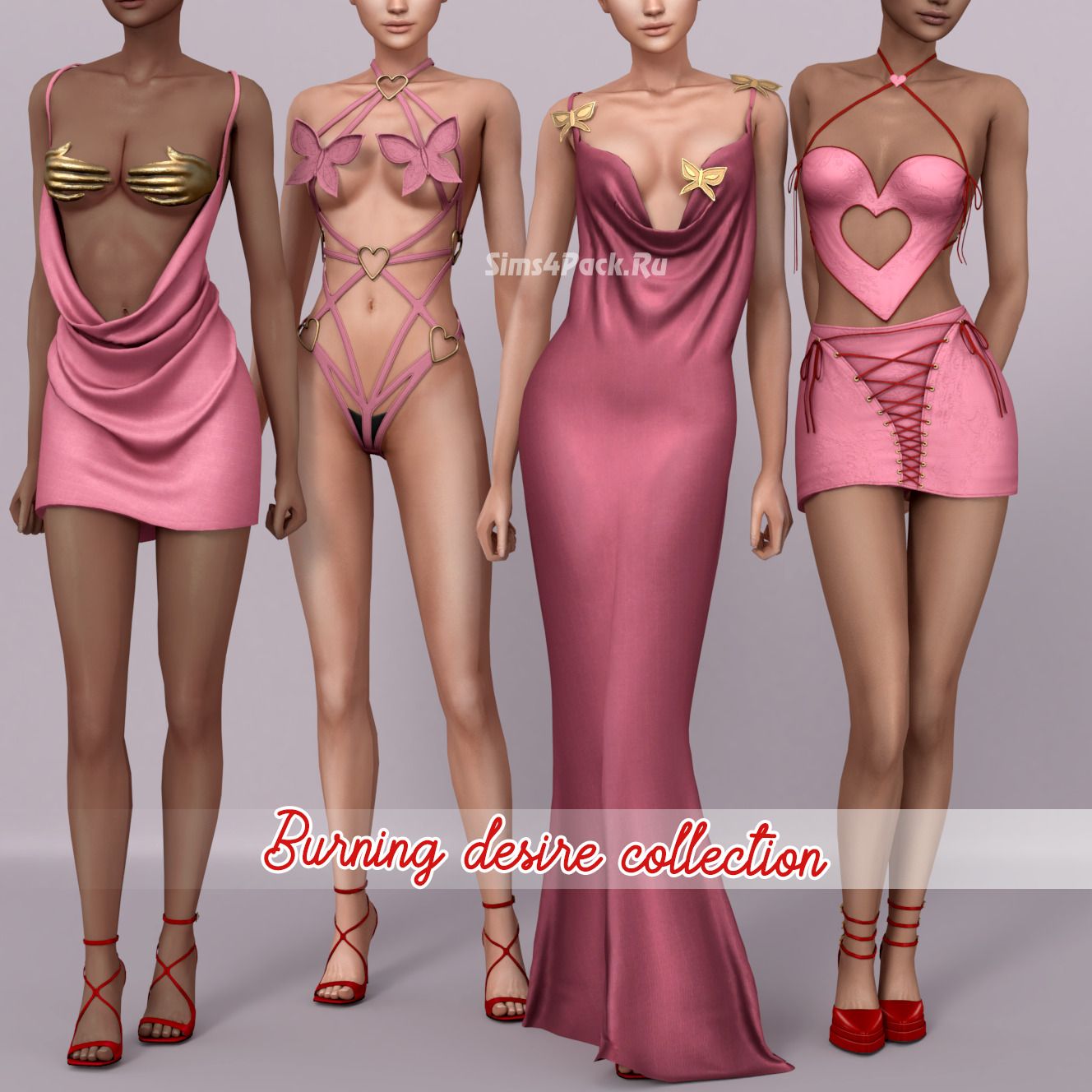 Коллекция женской одежды "Burning desire cc collection"