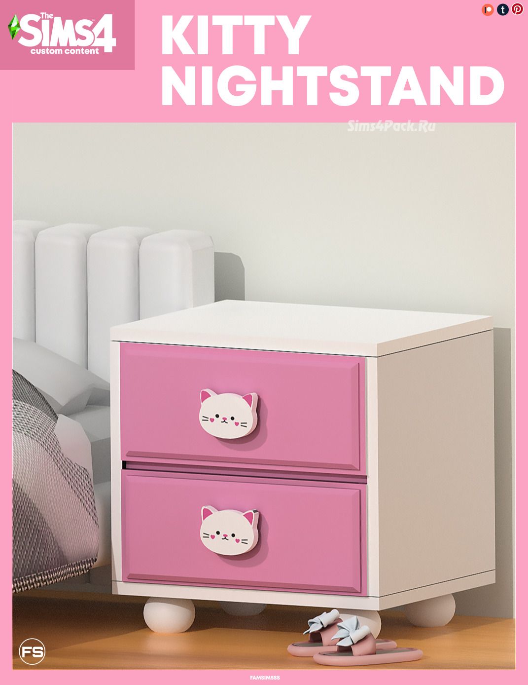 Прикроватная тумба "Kitty Nightstand"
