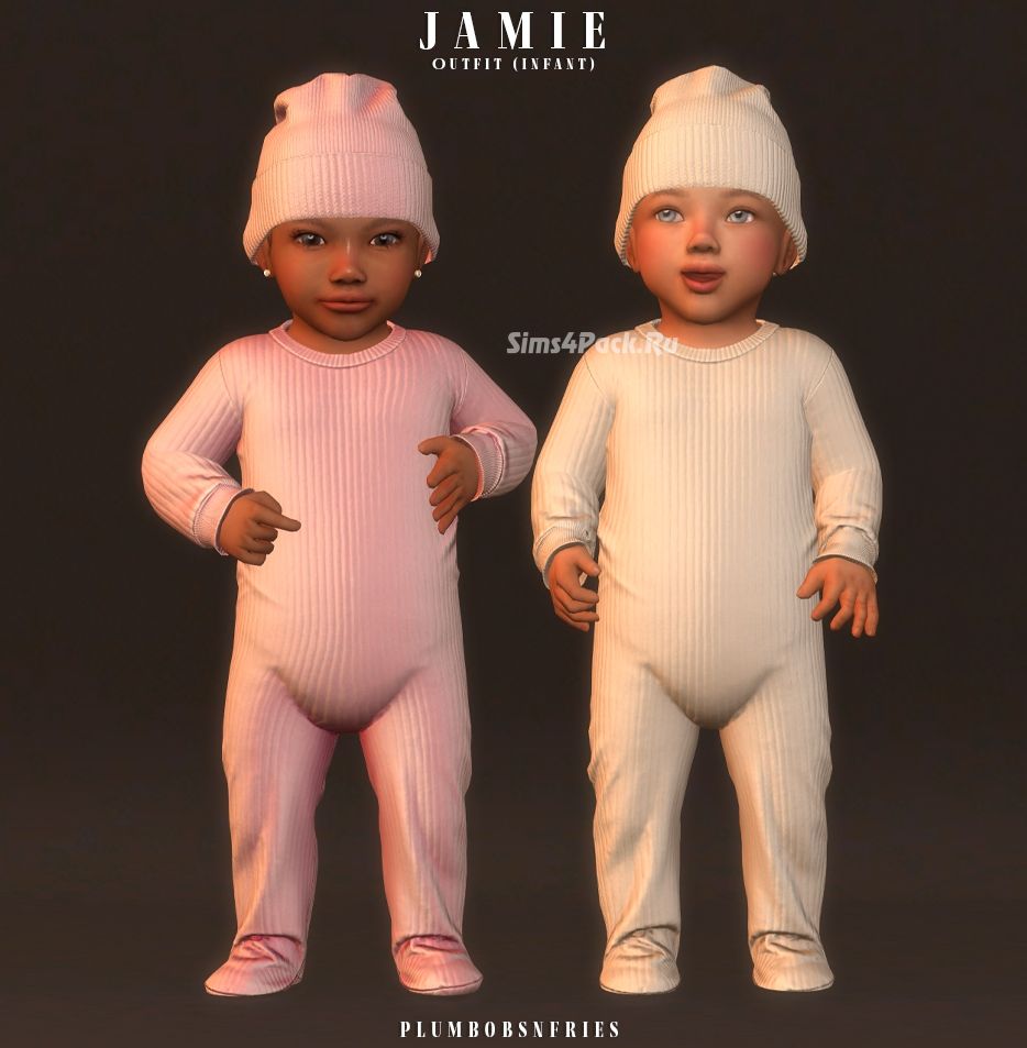 Комбинезончик с шапочкой для младенцев "JAMIE"