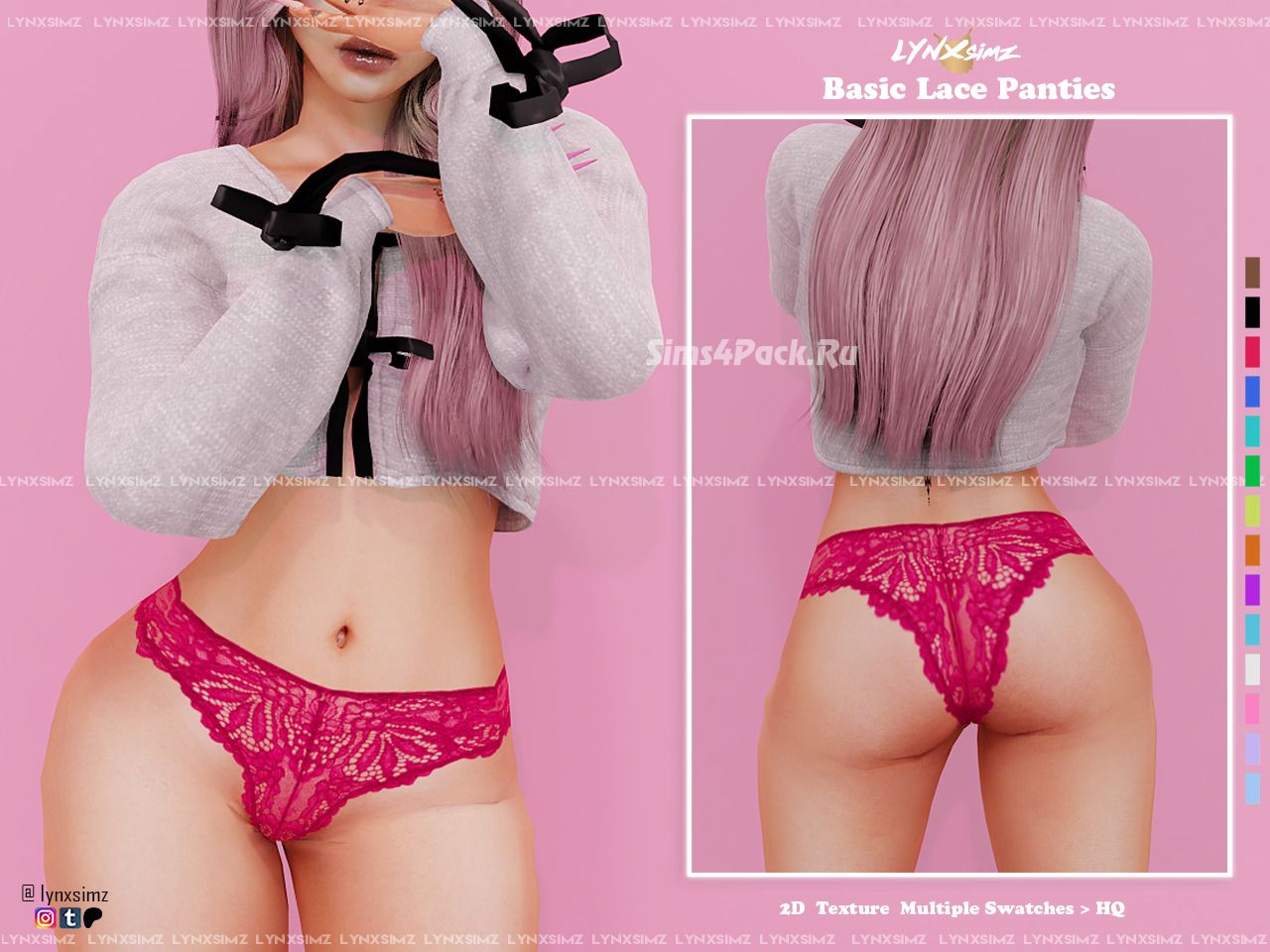 Трусики для симочек "Basic Lace Panties"