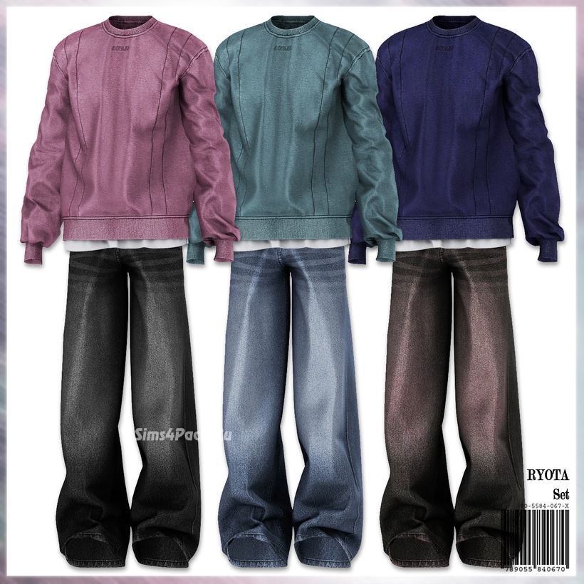 Комплект одежды для симов "RYOTA Set"