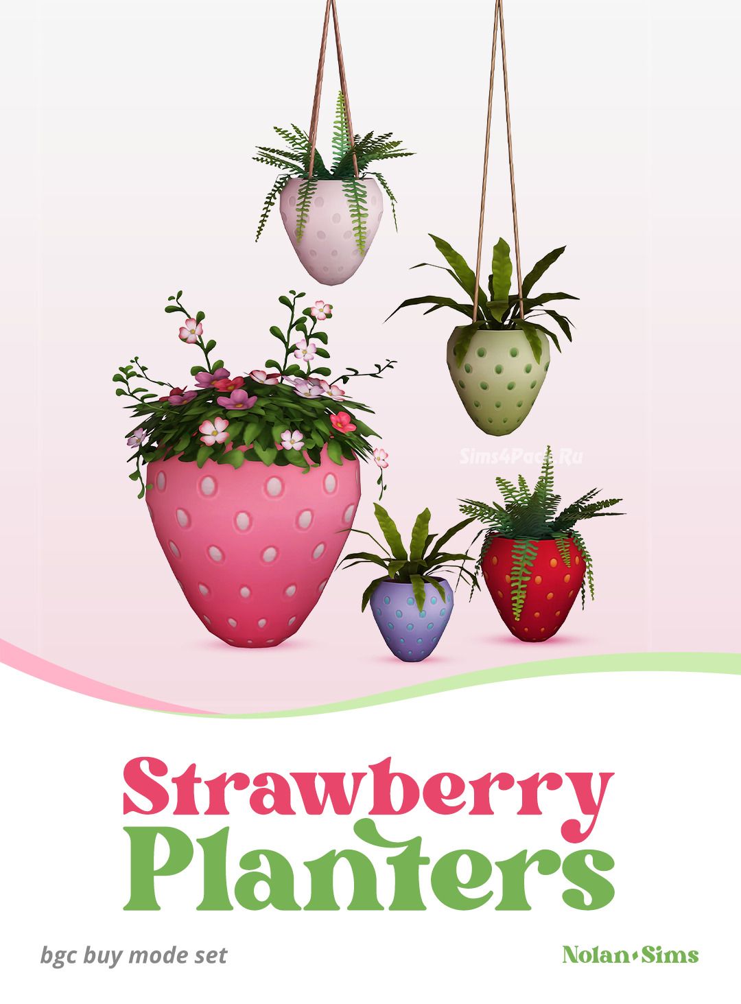 Набор домашних растений "Strawberry Planters V2"