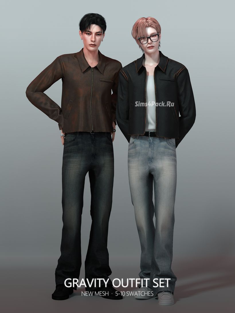Комплект для симов "GRAVITY Outfit Set"