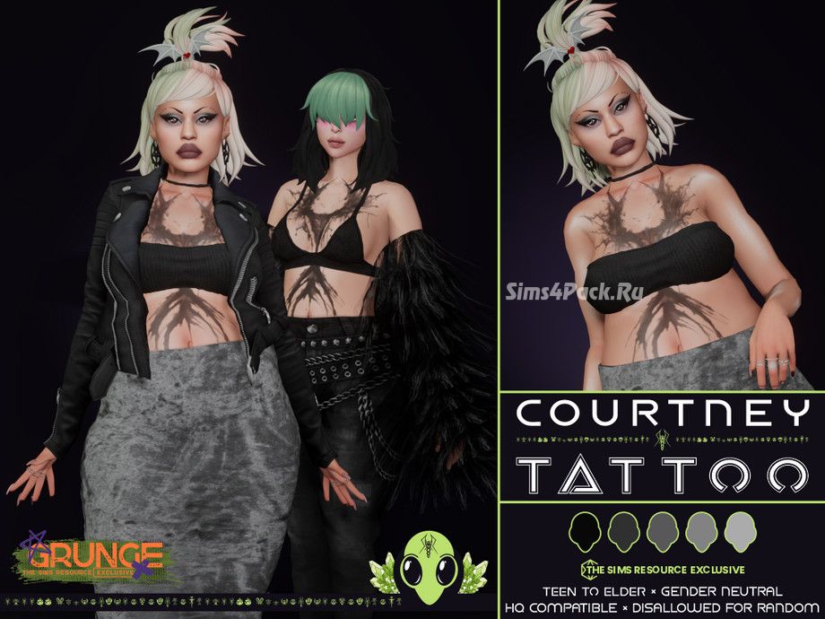 Тату "Courtney Tattoo"