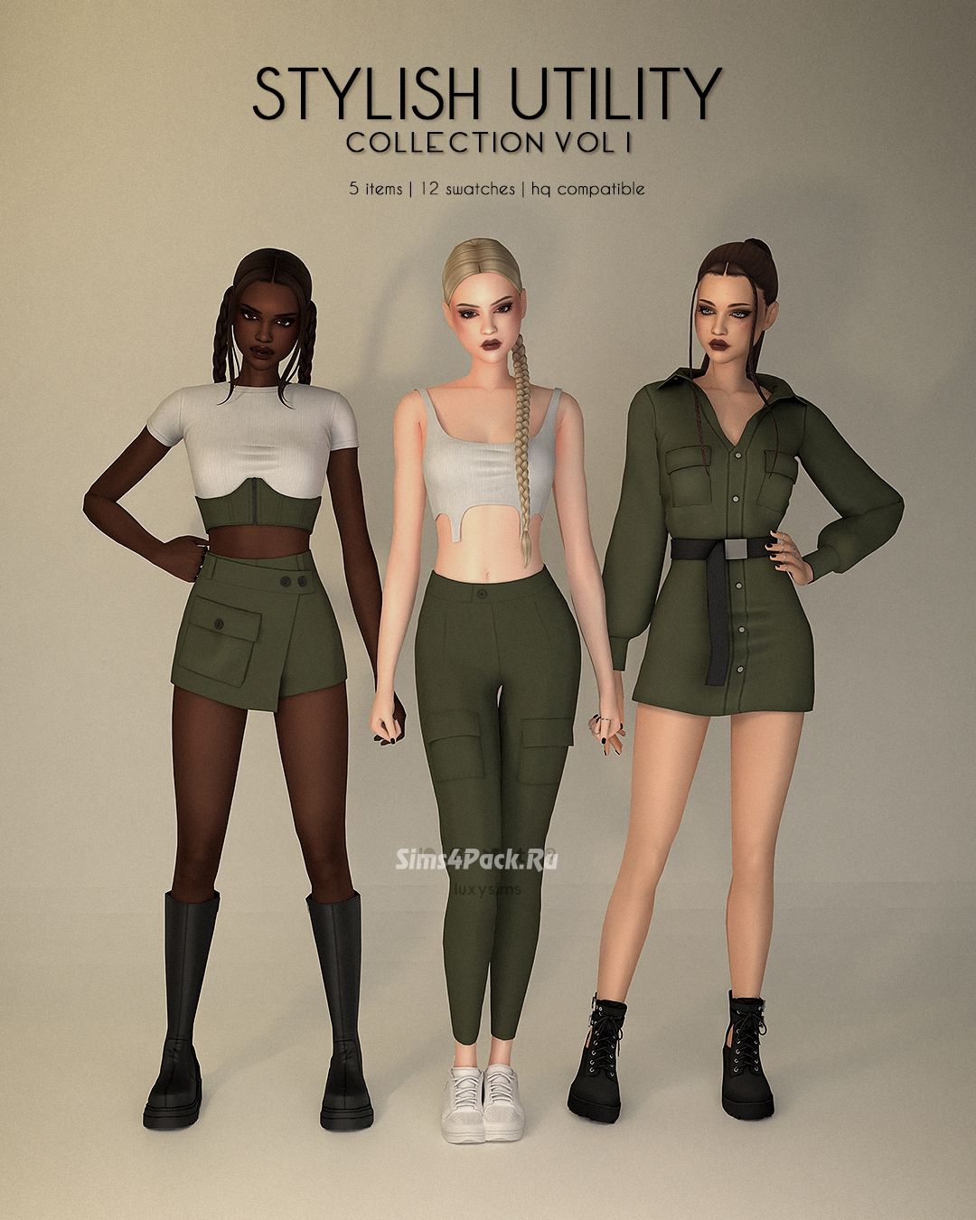 Коллекция женской одежды "Stylish Utility Collection I"