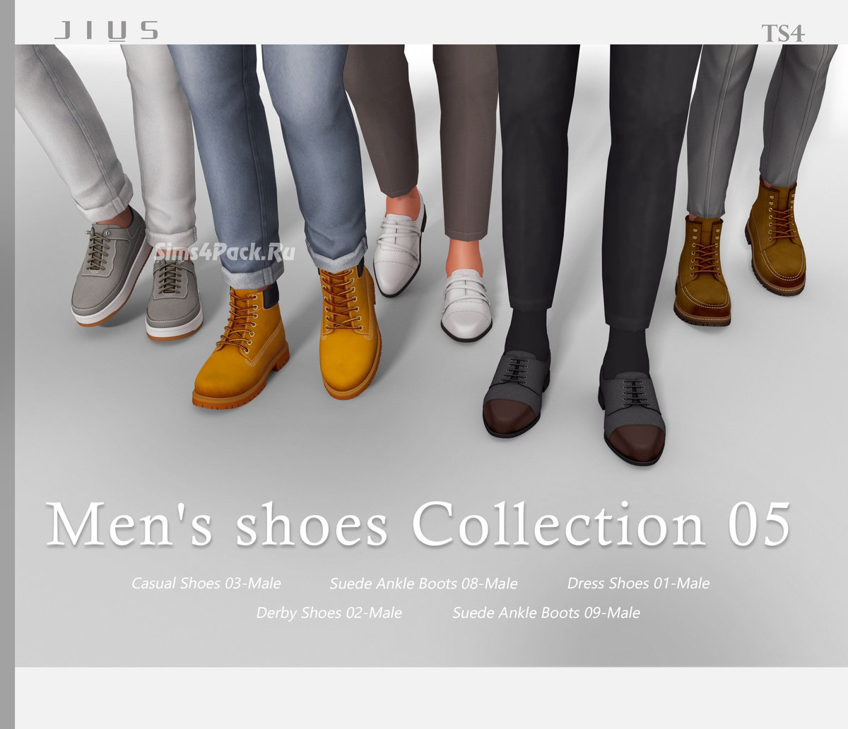 Коллекция мужской обуви "Men's shoes Collection 05"