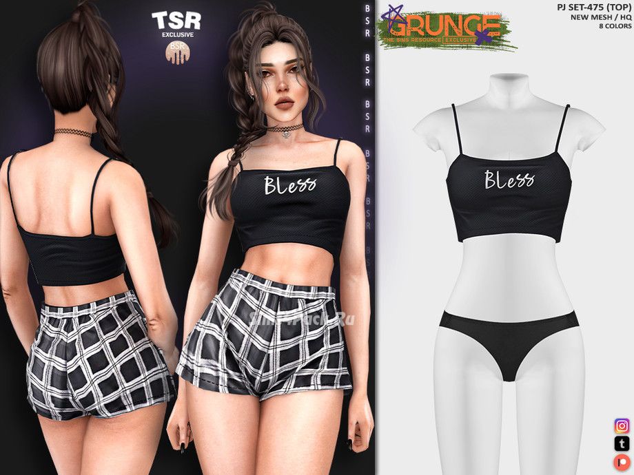 Пижамный комплект для симочки "PJ SET-475"