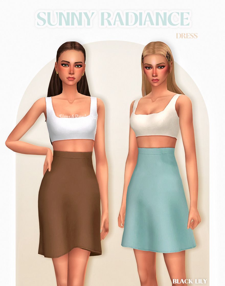 Наряд для симочки "Sunny Radiance Dress"