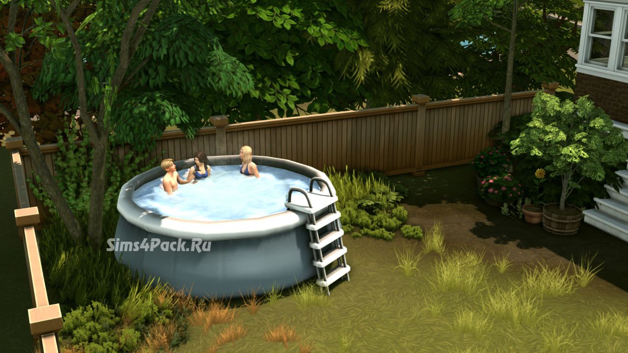 Надувной бассейн "inflatable pool"