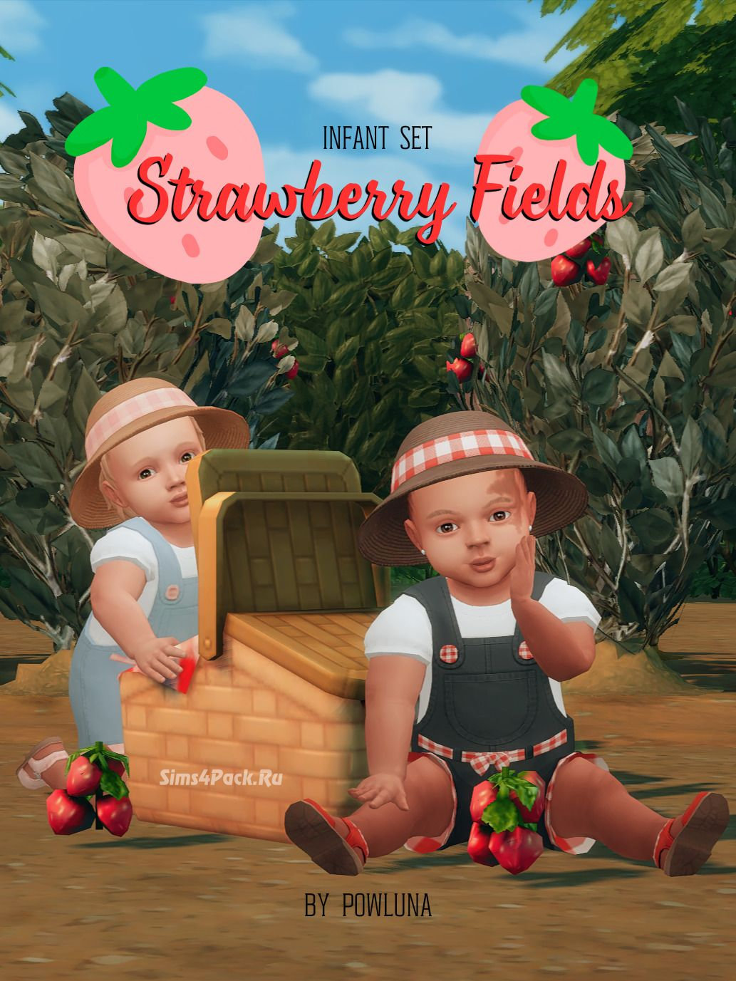 Сет для младенцев "STRAWBERRY FIELDS"
