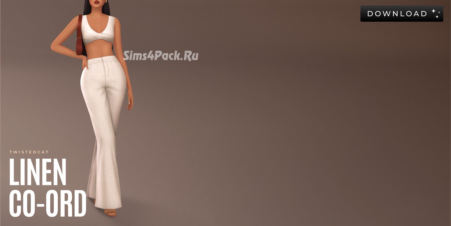Комплект для симочки "Linen Co-ord"