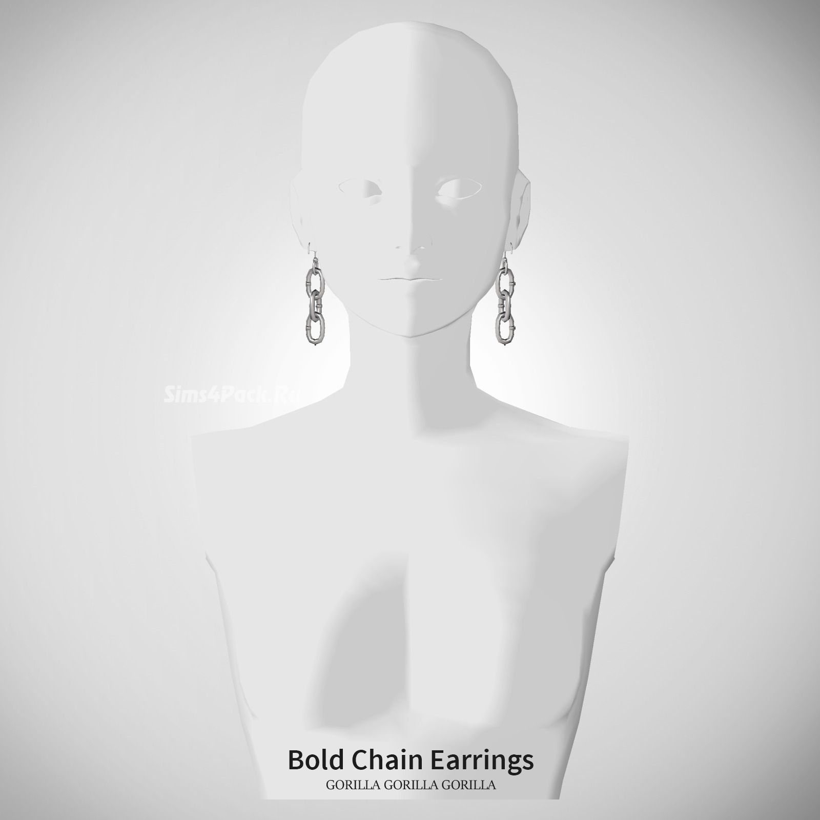 Серьги "Bold Chain Earrings"