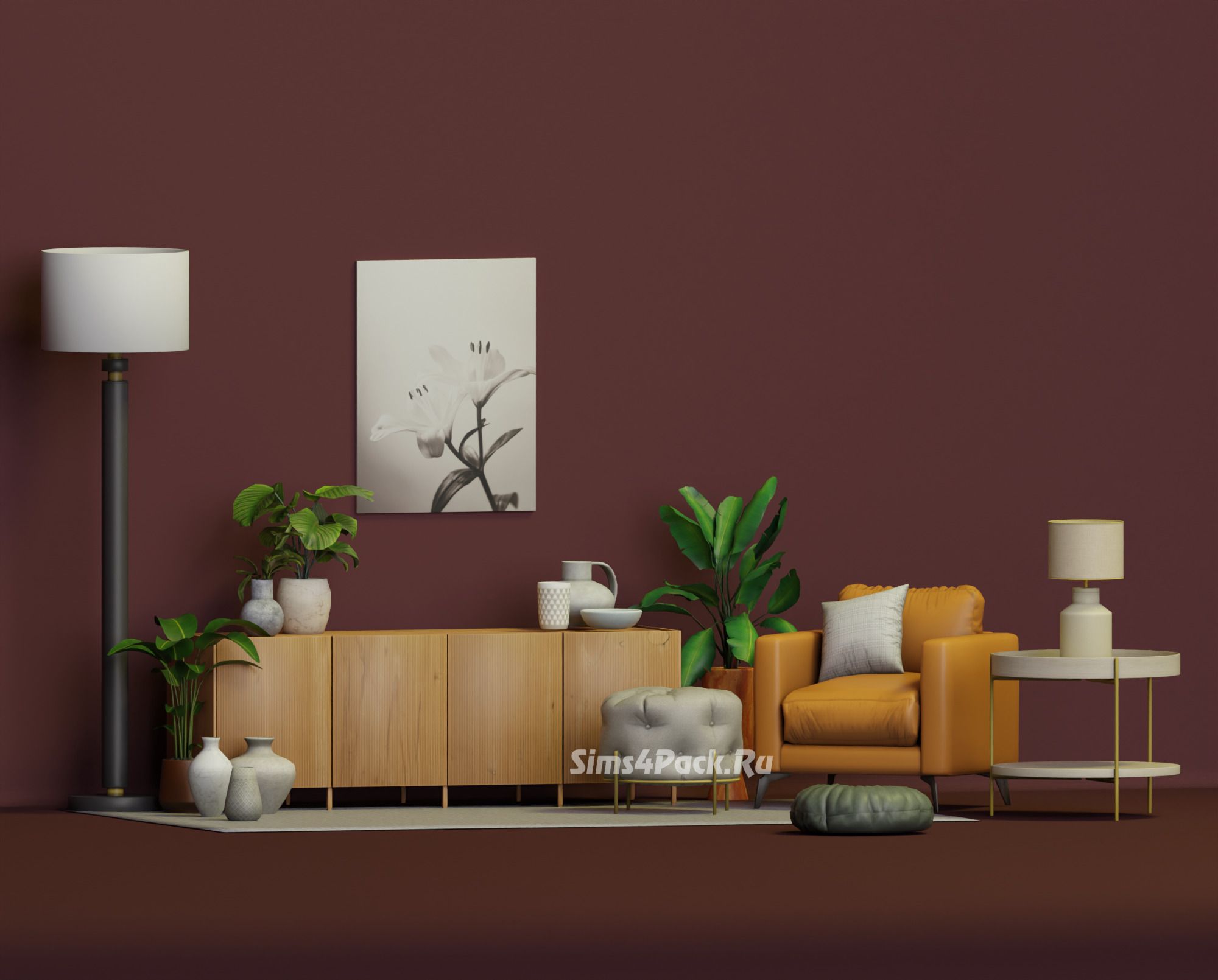 Сет для гостиной "Evergreen Living Room Set"