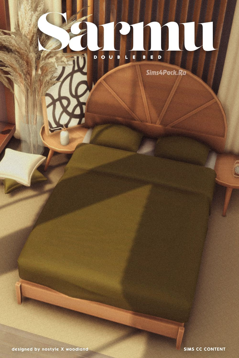 Двуспальная кровать "Sarmu DoubleBed"