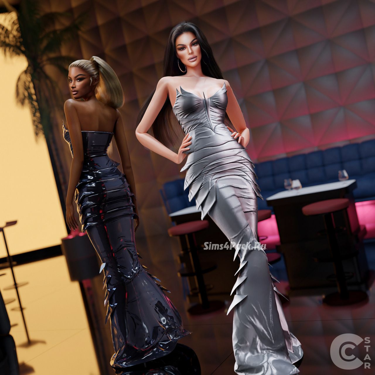Платье "LAVERNE COX’S FULL LENGTH BUSTIER STYLE DRESS"