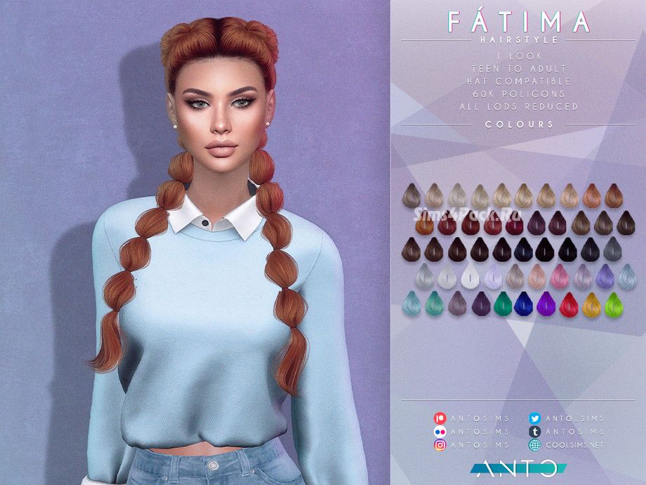 Женская прическа "Fatima Hairstyle"