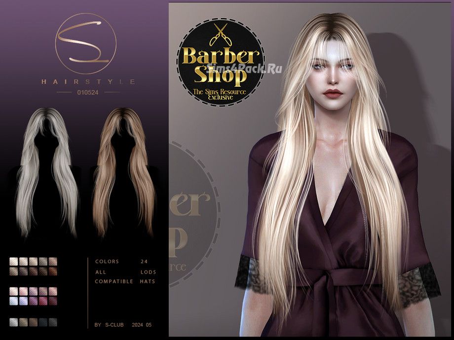 Женская прическа "Long ombre hair 010524"