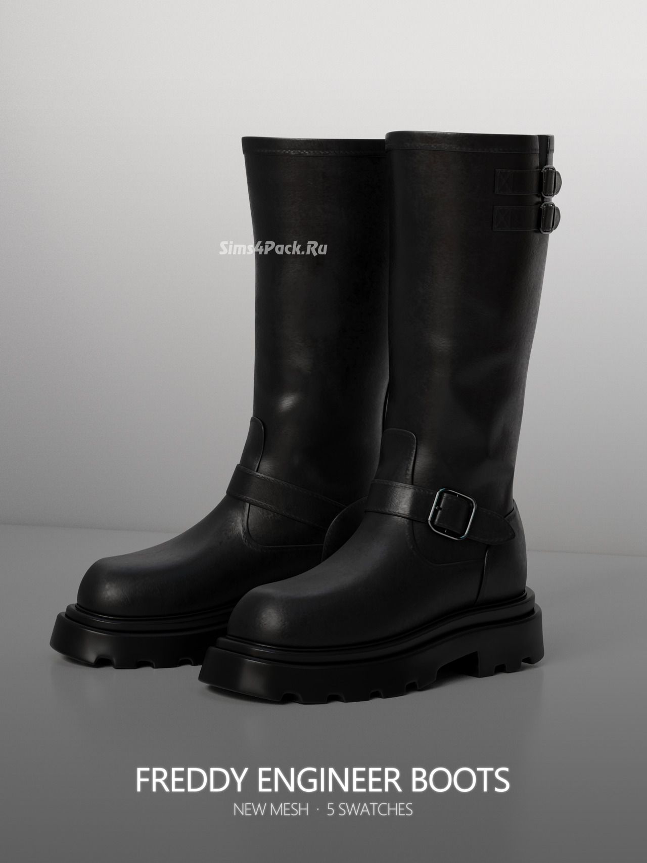 Сапоги для симов и симочек "Freddy Engineer Boots"