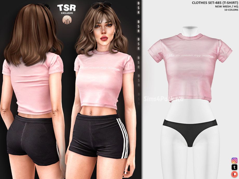 Спортивный комплект для симочек "CLOTHES SET-485"