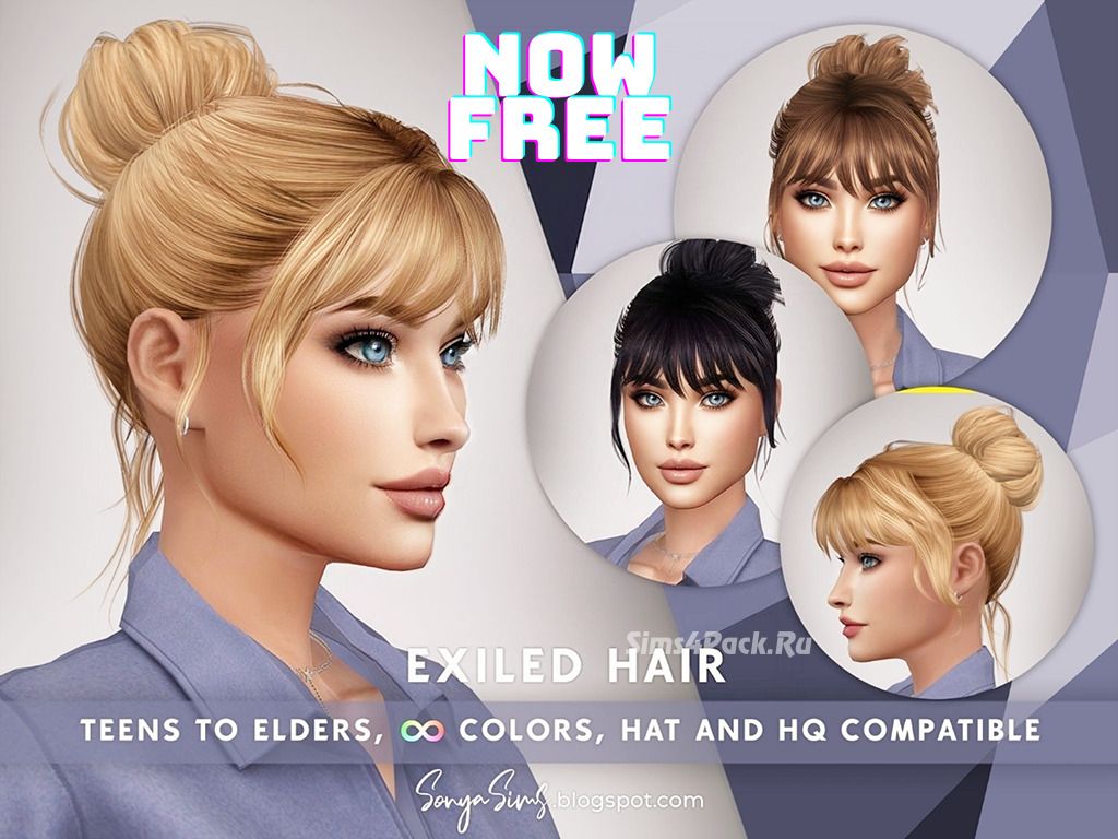 Прическа для женщин, девочек и малышек "Exiled Hair"