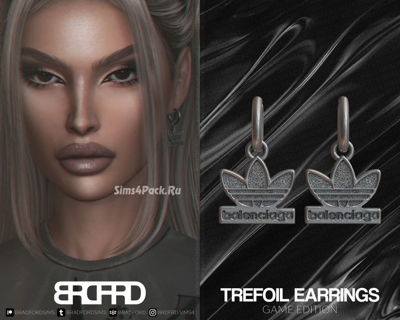 Серьги "TREFOIL EARRINGS"