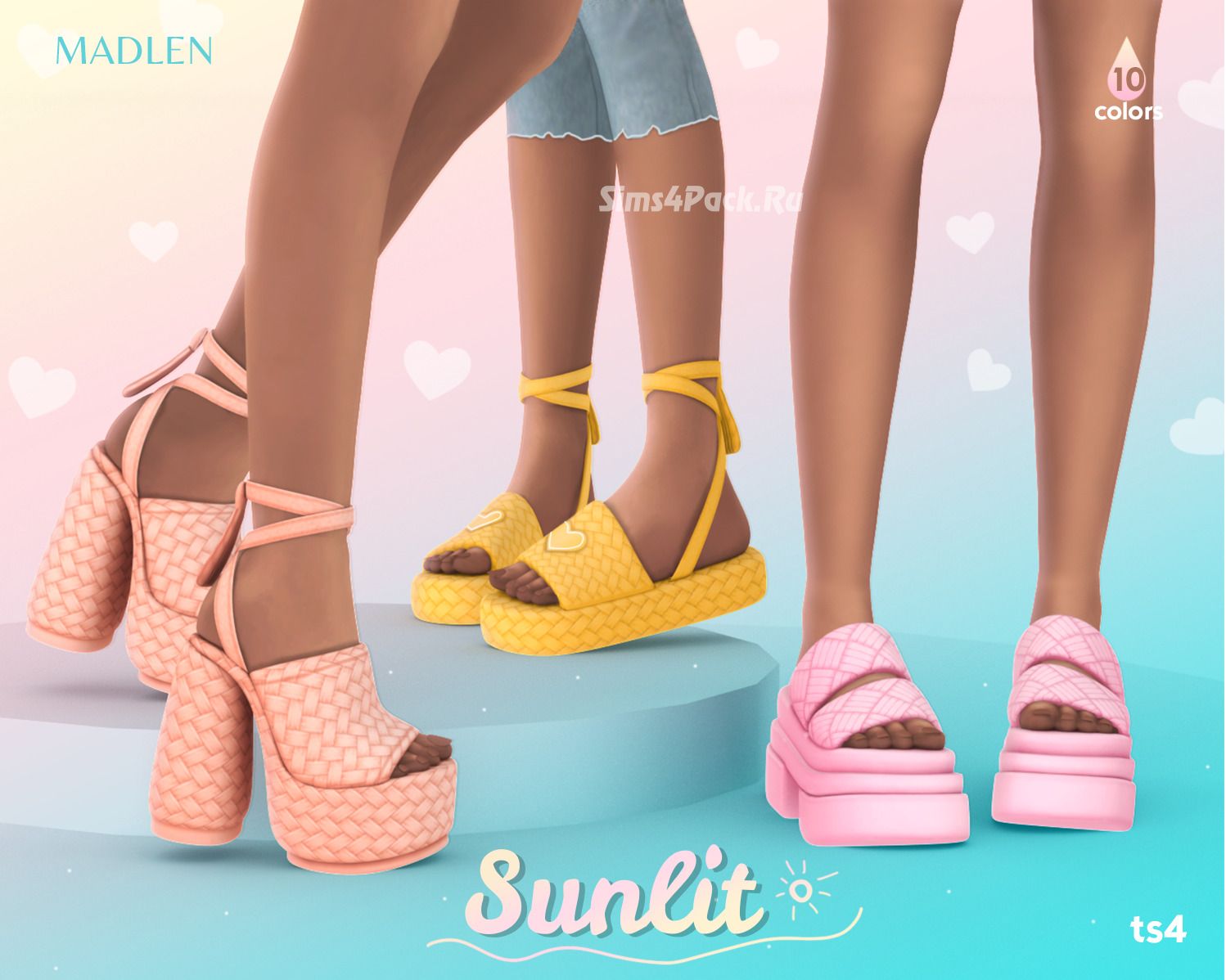 Мини-коллекция женской летней обуви "Sunlit Shoe Set"