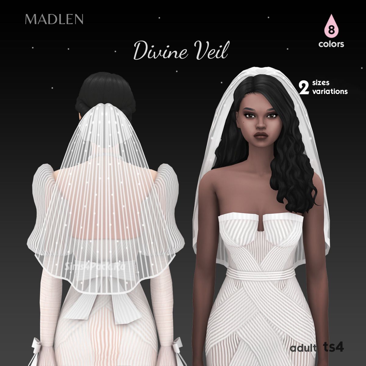 Свадебная фата "Divine Veil Set"