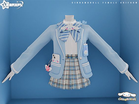 Школьная форма для симочек "Cinnamoroll Female School Uniform"