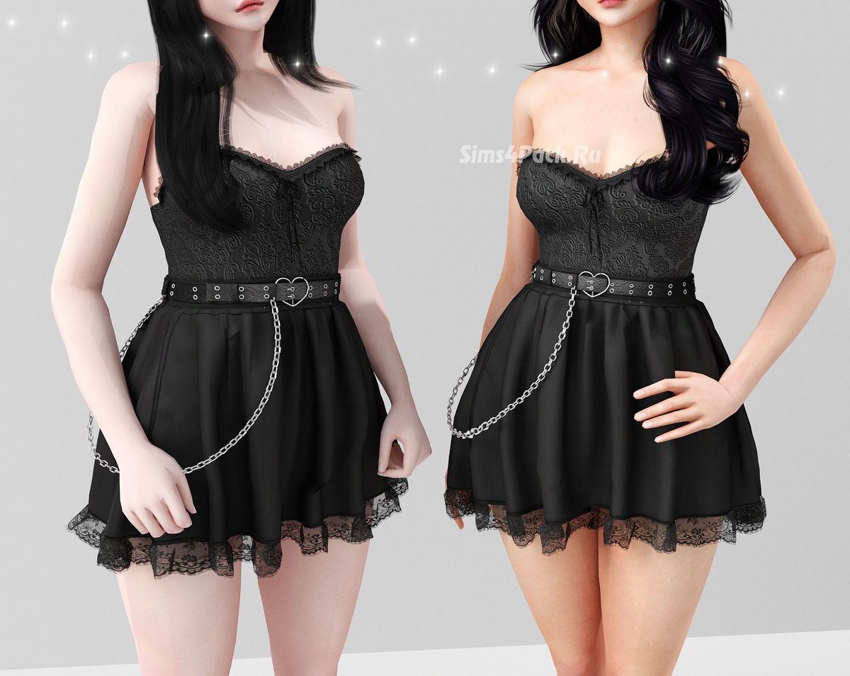 Платье для симочек "Egirly girly outfit"