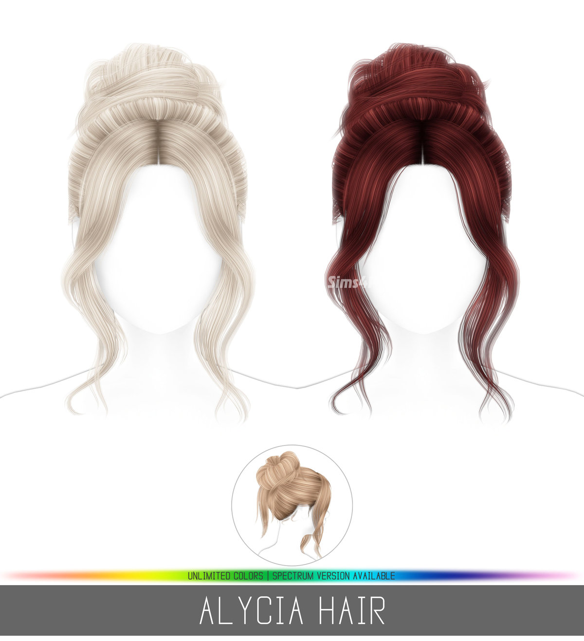 Прическа для женщин, девочек и малышек "ALYCIA HAIR"