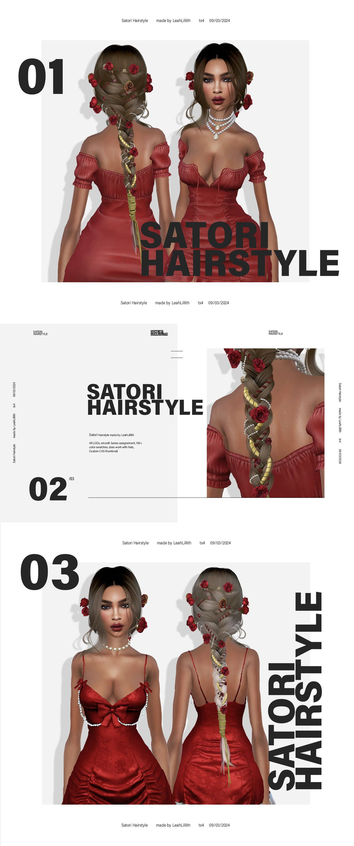 Женская прическа "Satori Hairstyle"