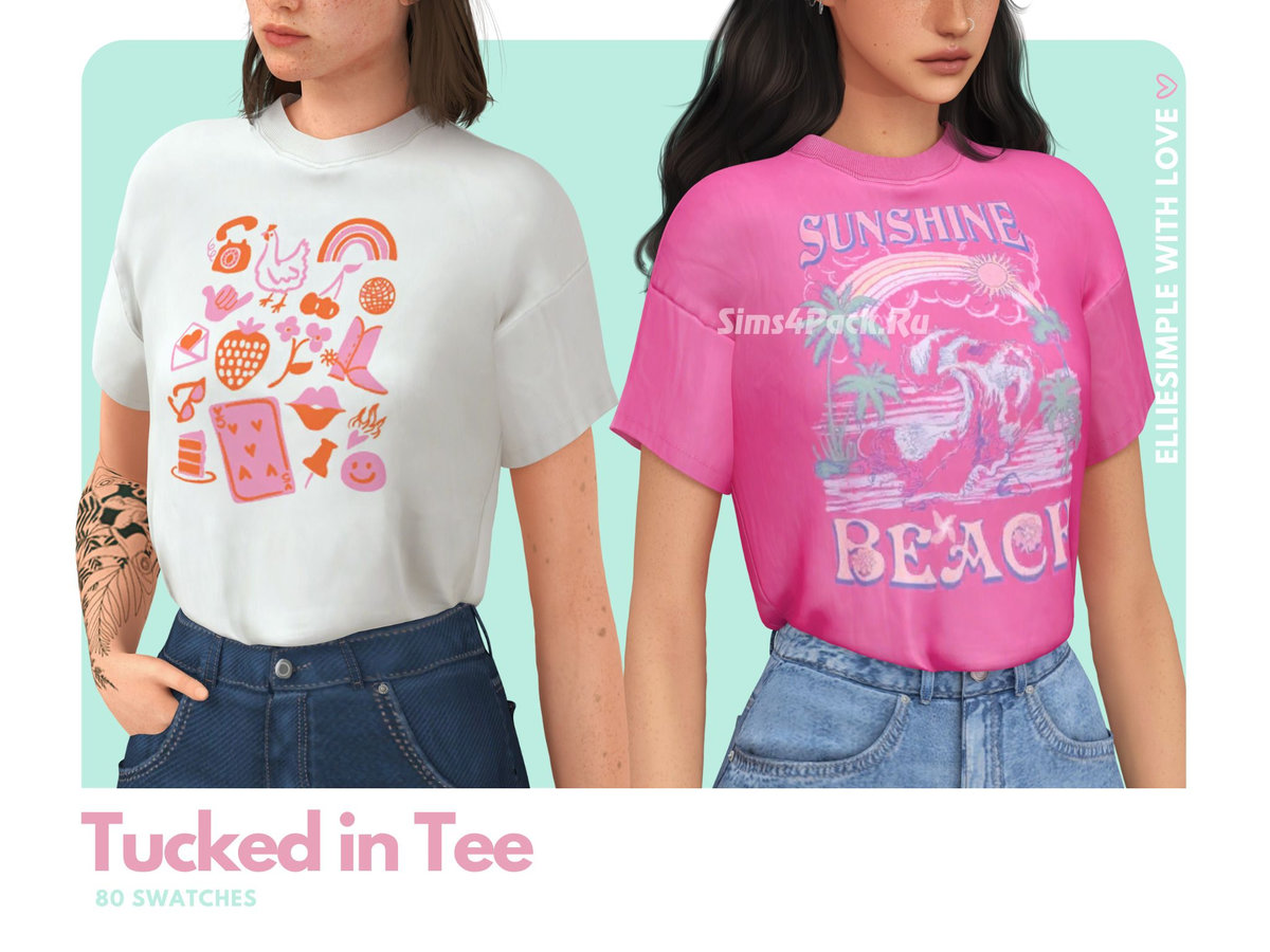 Женская футболка "Tucked in Tee"