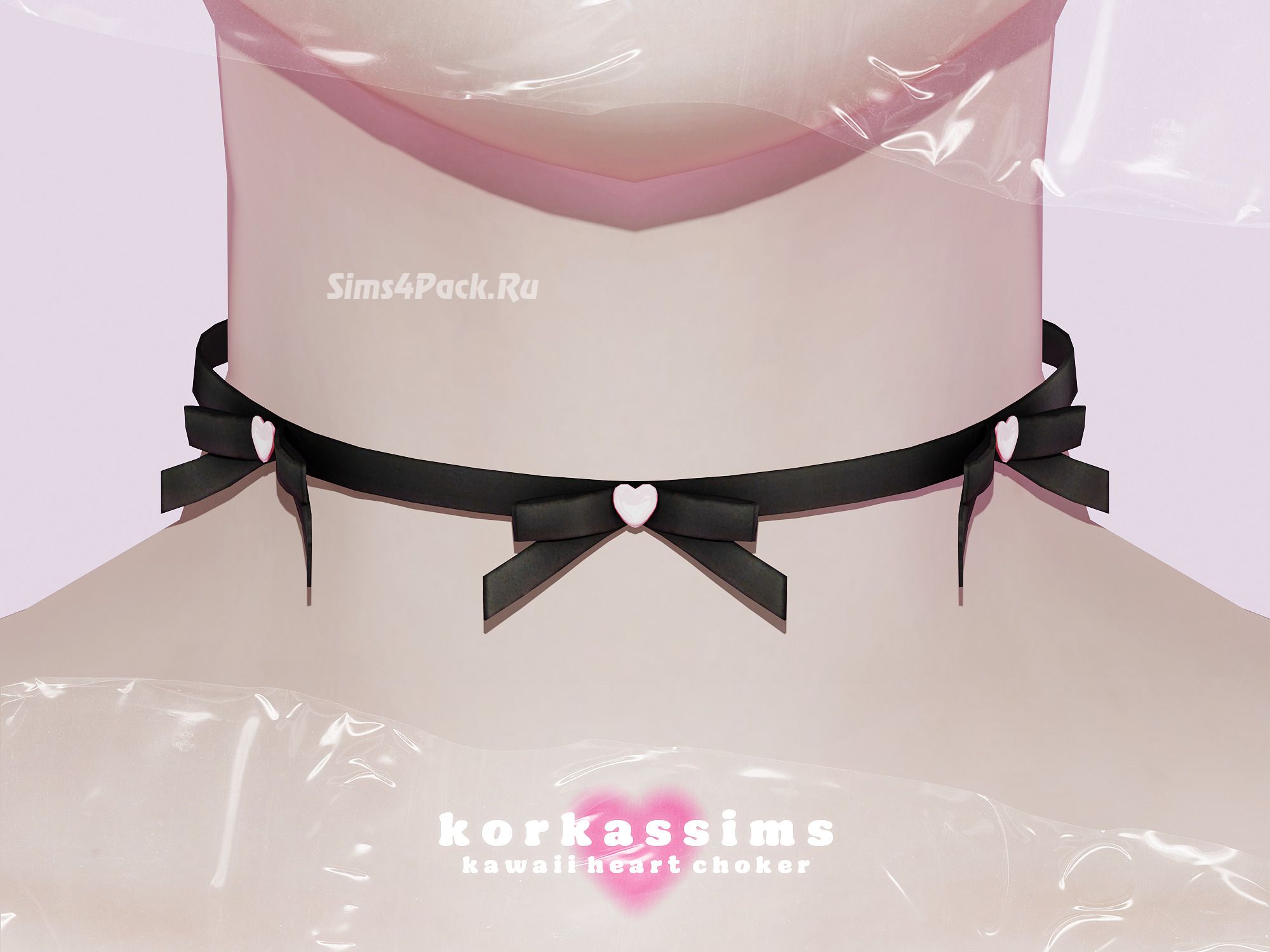 Чокер "kawaii heart choker"